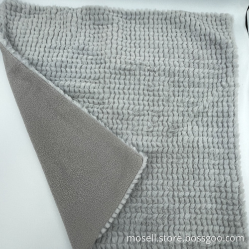 Side Opening Winter Fluffy Lumbar Pillow Cover